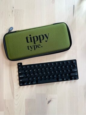 Tippy Type Black - Mac Compatible Keyboard Cover